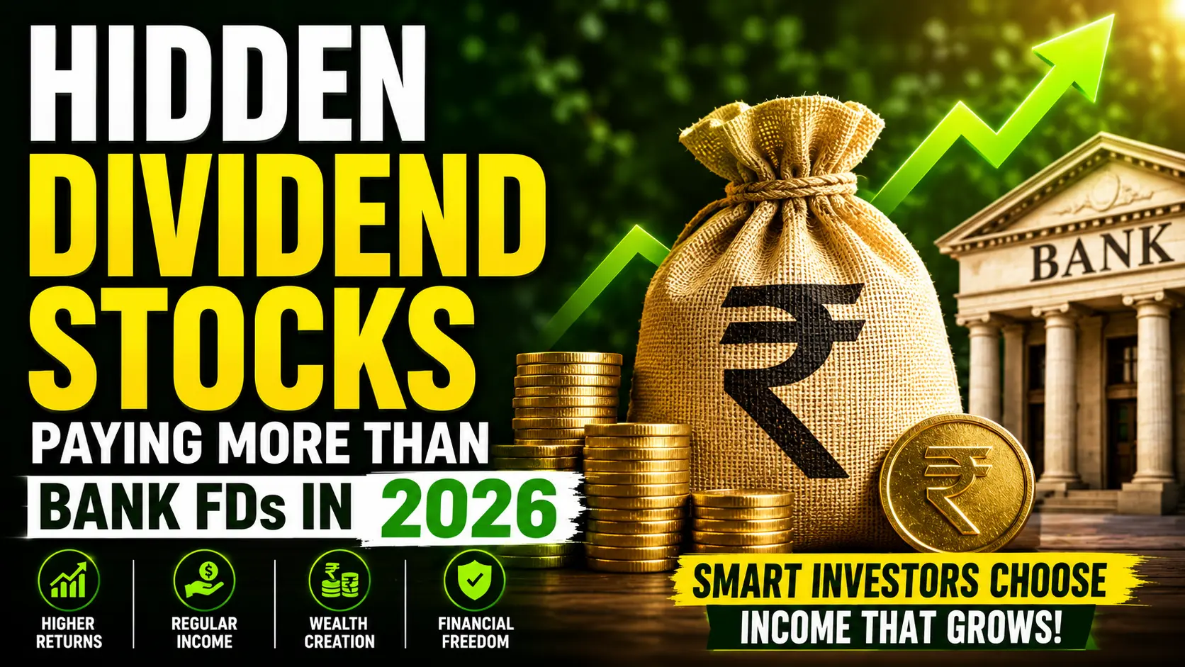 Hidden Dividend Stocks Paying More Than Bank FDs in 2026